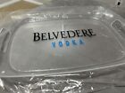 Belvedere Vodka Frosted Plastic Serving Tray 18” x 14” x 2” - NEW IN BOX