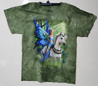 The Mountain Fairy Unicorn Dragon Woman Ann Stokes T-Shirt Large New