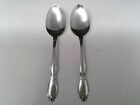 Oneida Stainless Steel Chatelaine Pair of Serving Spoons Tablespoons 8 1/4