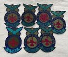 USAF Fire Protection Cloth Embroidered Patch Vintage Lot Of 7 Air Force