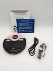 Studebaker SB3703 Joggable Personal CD Player - FM - Bass Boost (Pink/Black)