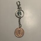 1976 CELTIC HARP IRISH Bird o Kells Coin Pendant Keychain. Great Gift 🎁 A1