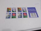 SHEET OF 20 FOREVER STAMPS-- WINTER FLOWERS