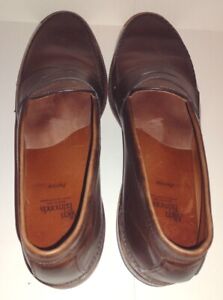 Allen Edmonds Patriot Men’s Size 13D Brown Slip On Penny Loafers Shoes Leather