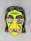Vintage Ben Cooper Collegeville WITCH HAG Halloween Mask Made in the USA