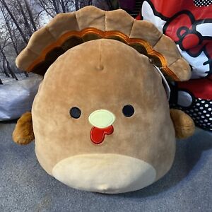 Squishmallow Terry The Turkey 12” Thanksgiving Learning Express NWT Plush