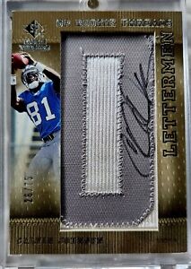 New Listing2007 SP CALVIN JOHNSON RC Threads Patch Auto! #'d 28/75