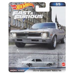 Hot Wheels Premium - 2023 Fast & Furious 3/5 1970 Chevrolet Nova SS (BBHNW54)