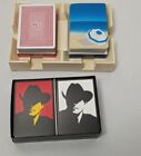 New Vintage Playing Card Tray Marlboro Wild West Parliament Carlton 4 Decks