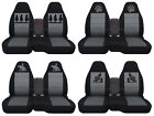 Fits Ford ranger/truck car seat covers 60-40(console not included) blk-charcoal (For: 1993 Ford Ranger)