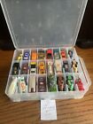VINTAGE 1990s HOT WHEELS LOT 48 USED VEHICLES W/CARRYING CASE ORIGINAL COND. L-2