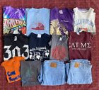 12 Vintage T Shirt Denim Lot Bundle Wholesale Mix Various Sizes and Tags 80s-Y2K