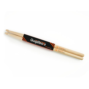 QuigBeats Drum Sticks, Hickory 5B Drumsticks, Drum sticks Set for Adults & Kids
