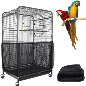 Universal Nylon Mesh Net Extra Large Bird Cage Seed Catcher Guard Birdcage Cover