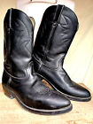 Men Size 11D Leather Cowboy Boots, TonyLamaDurangoDanPost, Sturdy Ranch Boots