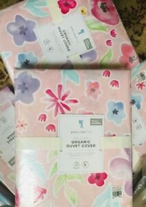 Pottery Barn Delilah Floral Duvet Cover Set Pink Queen 2 Standard Shams 3pc Kids