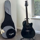 Ovation 1861AX-5 Standard Balladeer Acoustic-Electric Guitar [Black] with Case!
