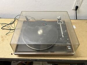 VINTAGE BIC BELT DRIVE MULTI-PLAY TURNTABLE/RECORD PLAYER 960, W/COVER TESTED NW