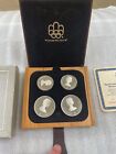 New Listing1976 CANADA 4-COIN 1976 OLYMPIC SERIES VI SILVER SET Proof w/Box and COA