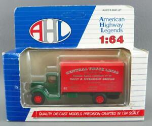 AHL American Highway Legends 1:64 Diecast Central Truck Lines Peterbilt 260 Van