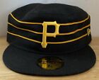 Pittsburgh Pirates Pillbox Cap Hat 7 7/8 New Era MLB Authentic Collection Black
