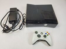 Microsoft Xbox 360 S Console w/ Controller, Cords, & HDD - Tested
