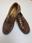 Muratti Florentino Men's Brown Leather Lace Up Boat Shoe Size 44 US 10-10.5