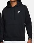 Nike Sportswear Club Fleece Pullover Hoodie Sweatshirt, 2XL-T - Black