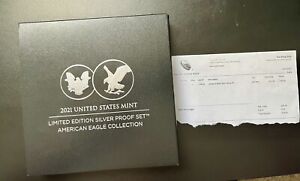 2021 Limited Edition SILVER PROOF SET AMERICAN EAGLE Collection BRAND NEW 21RCN