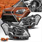 For 10-11 Soul Factory Style Headlight Lamp Assembly Black Housing Clear Corner (For: 2010 Kia Soul)