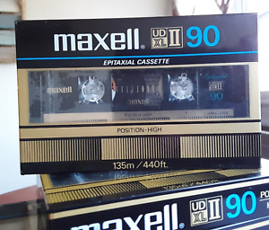 MAXELL UDXL II  90 Blank Audio Cassette Tape New Sealed-- JAPAN