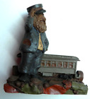 Tom Clark Gnome PULLMAN Train Railroad #60 Signed Figurine 1986 Cairn Studio