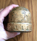 Post Civil War US Military U Artillery Shell Fuse Tip Solid Brass