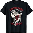New Limited Vintage Muay Thai Kickboxing Fighter Training Workout T-Shirt