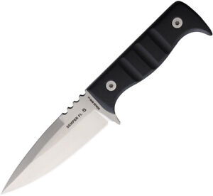Nieto Semper Fi 5 Black Smooth G10 Bohler N690 Steel Fixed Blade Knife 132