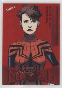 New Listing2022 Upper Deck Marvel Metal Universe Spider-Man PMG Red /100 Mayday Parker 03x5