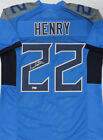 Titans Pro Bowler DERRICK HENRY Signed Custom Replica Tennessee Jersey AUTO BAS