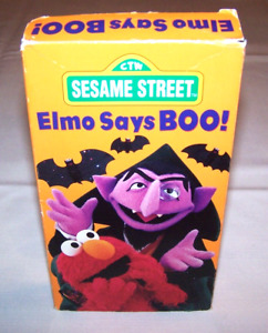 Sesame Street - Elmo Says BOO! (VHS, 1997)