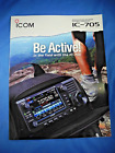 ICOM IC705 Transceiver company Brochure color with  features, and info on IC705