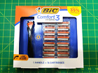 New Listing1 Handle + 16 Cartridges BIC Comfort 3 Hybrid Long Lasting Razor Blades Shaving
