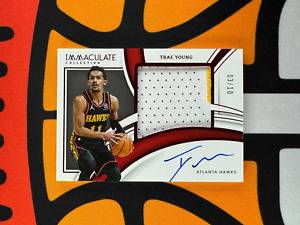 New ListingTrae Young 2022-23 Panini Immaculate Premium Patch Autograph /10 #PPA-TRE