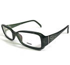 Fendi Eyeglasses Frames F936 317 Dark Green Rectangular Full Rim 52-15-135