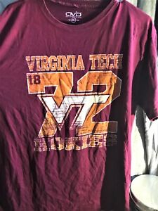 Virginia Tech Men's XL Old Varsity Brand Shirt Hokies 1872