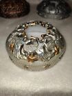 Yankee Candle Angel Lustre Silver & Gold Illuma Lid Jar Candle Topper 2006