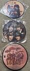 3 The Beatles 7 Inch Picture Disc Vinyl 45 Lot NM 1980’s Set Lennon, McCartney!!