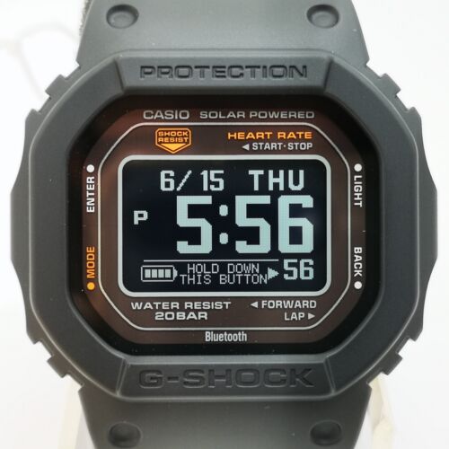 CASIO G-SHOCK DW-H5600-1JR Black G-SQUAD Sport Digital Men's Watch New in Box