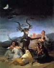 Witches' Sabbath, 1798 by Francisco Goya art painting print