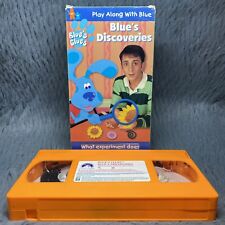 Nick Jr. Blue’s Clues Blue's Discoveries VHS Tape 1999 Nickelodeon Steve Cartoon