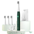 Sonic Electric Toothbrush 3 Modes 4 Replacement Brush Heads Rechargeable