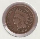 1900 Indian Head Penny US Coin Collection Liberty Shield Rare Old Nice Detailed